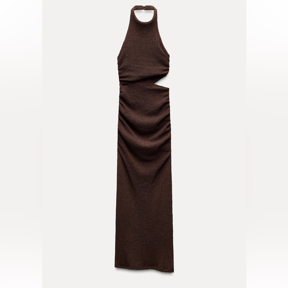 Textured Cut Out Dress